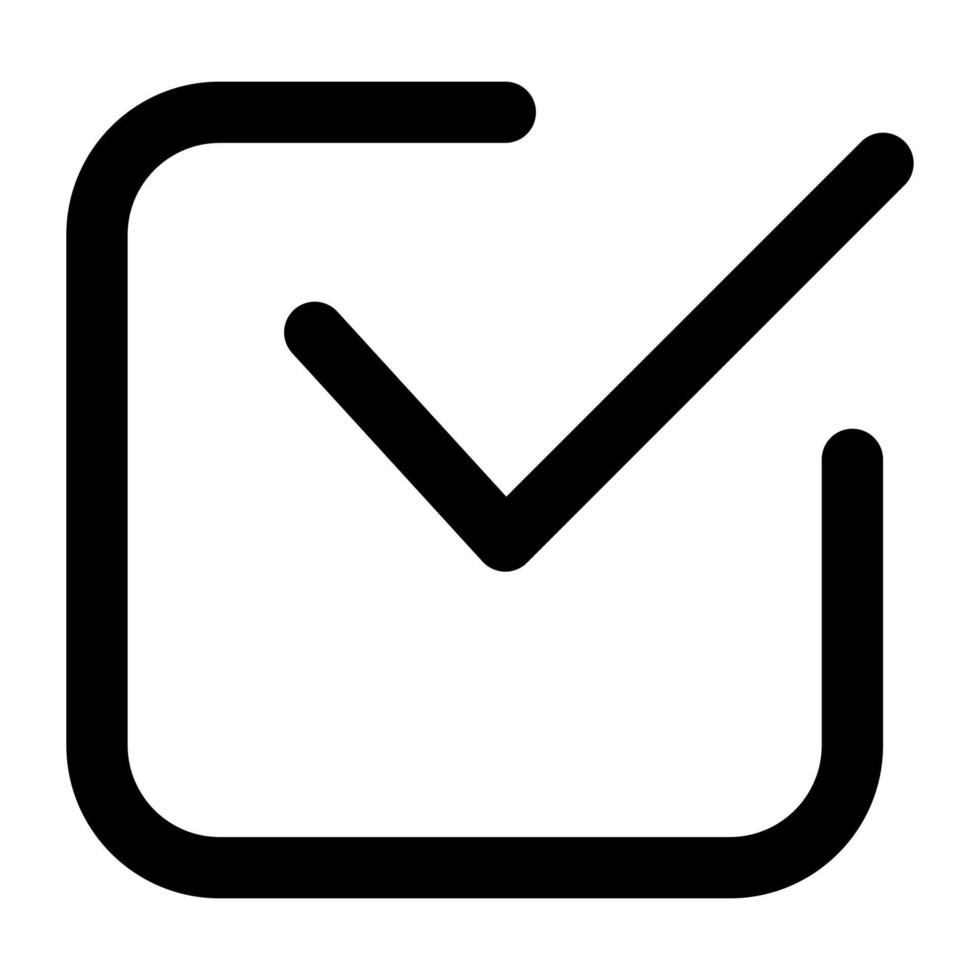 checkmark icon ui vector