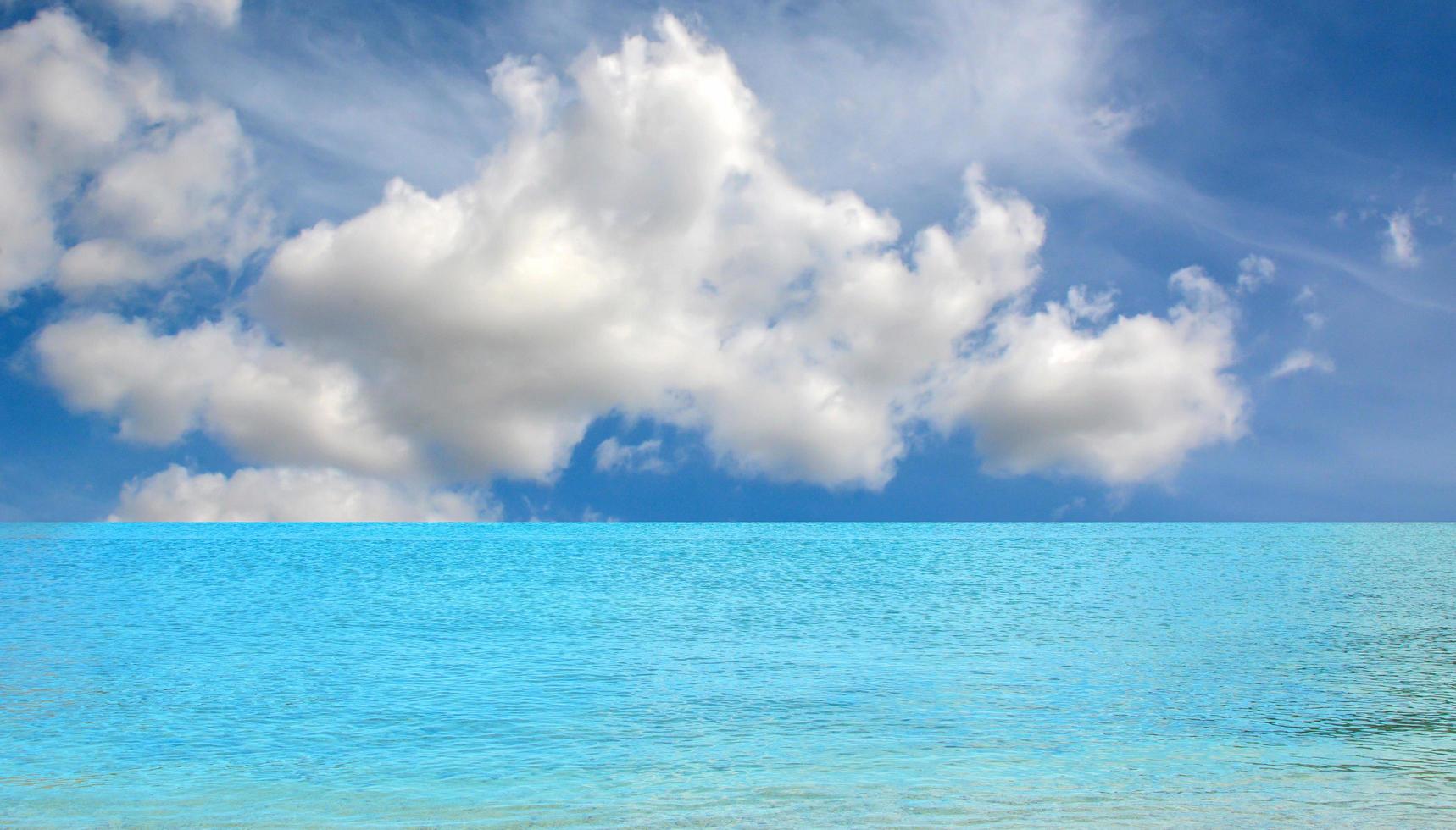 beach and sea water summer photo