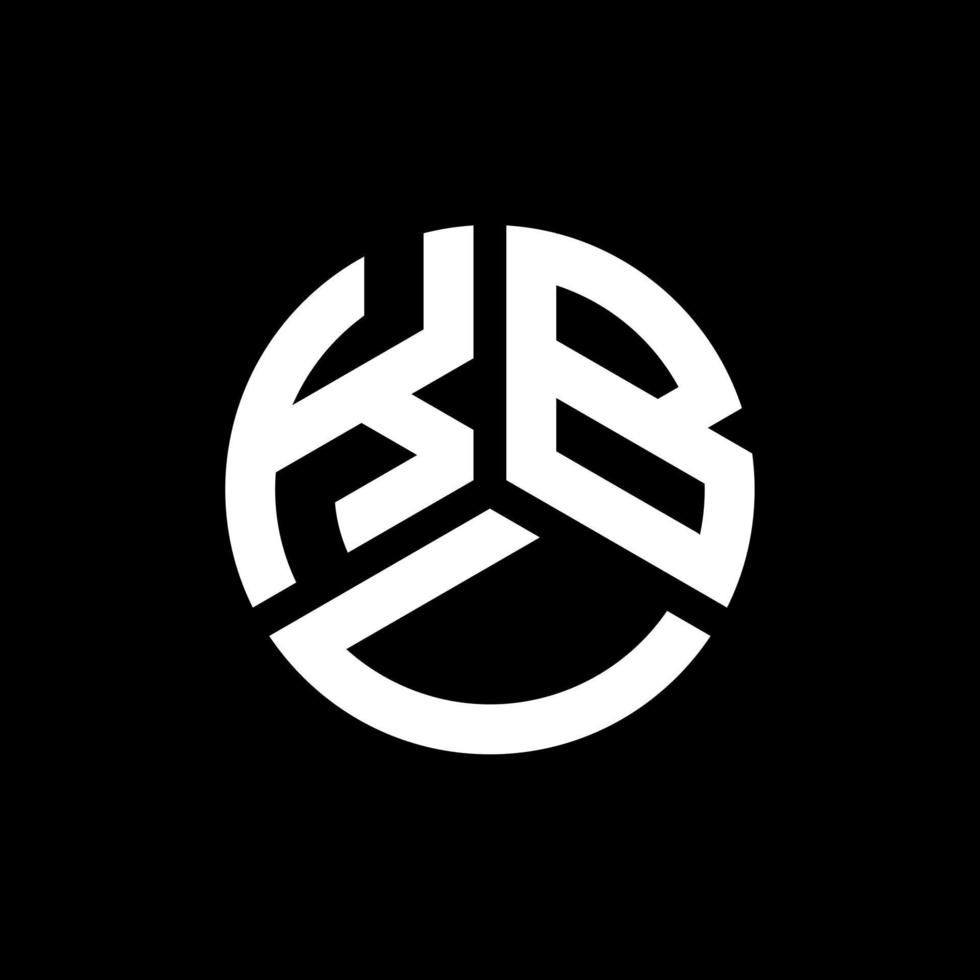 KBU letter logo design on black background. KBU creative initials letter logo concept. KBU letter design. vector