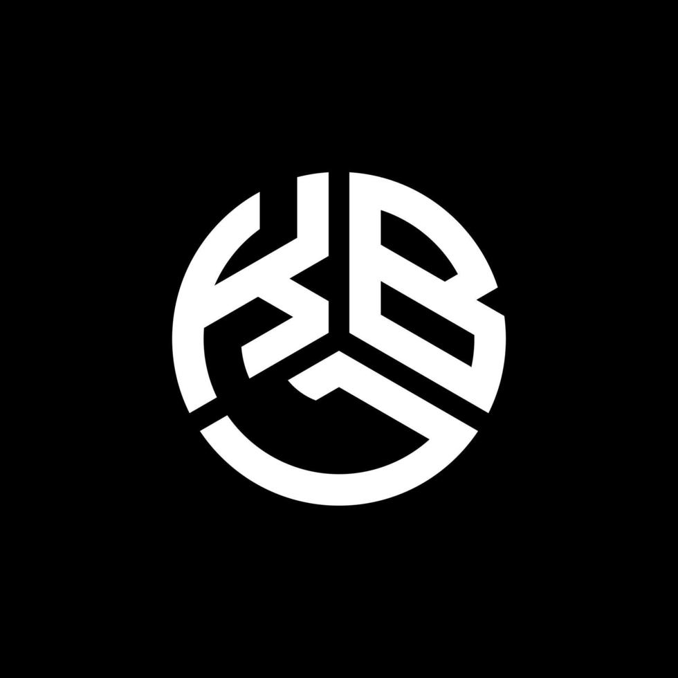 KBL letter logo design on black background. KBL creative initials letter logo concept. KBL letter design. vector