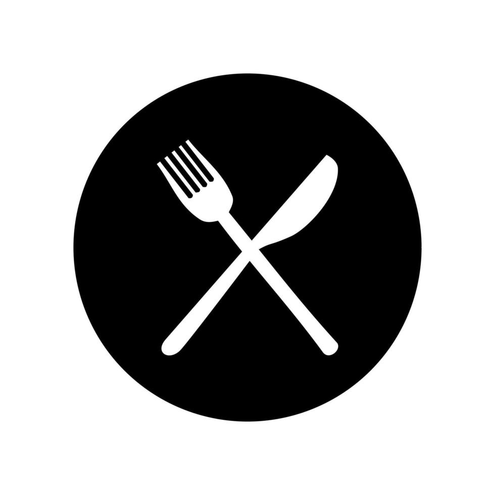 icono de vector de restaurante y cafetería. aislado sobre fondo blanco.