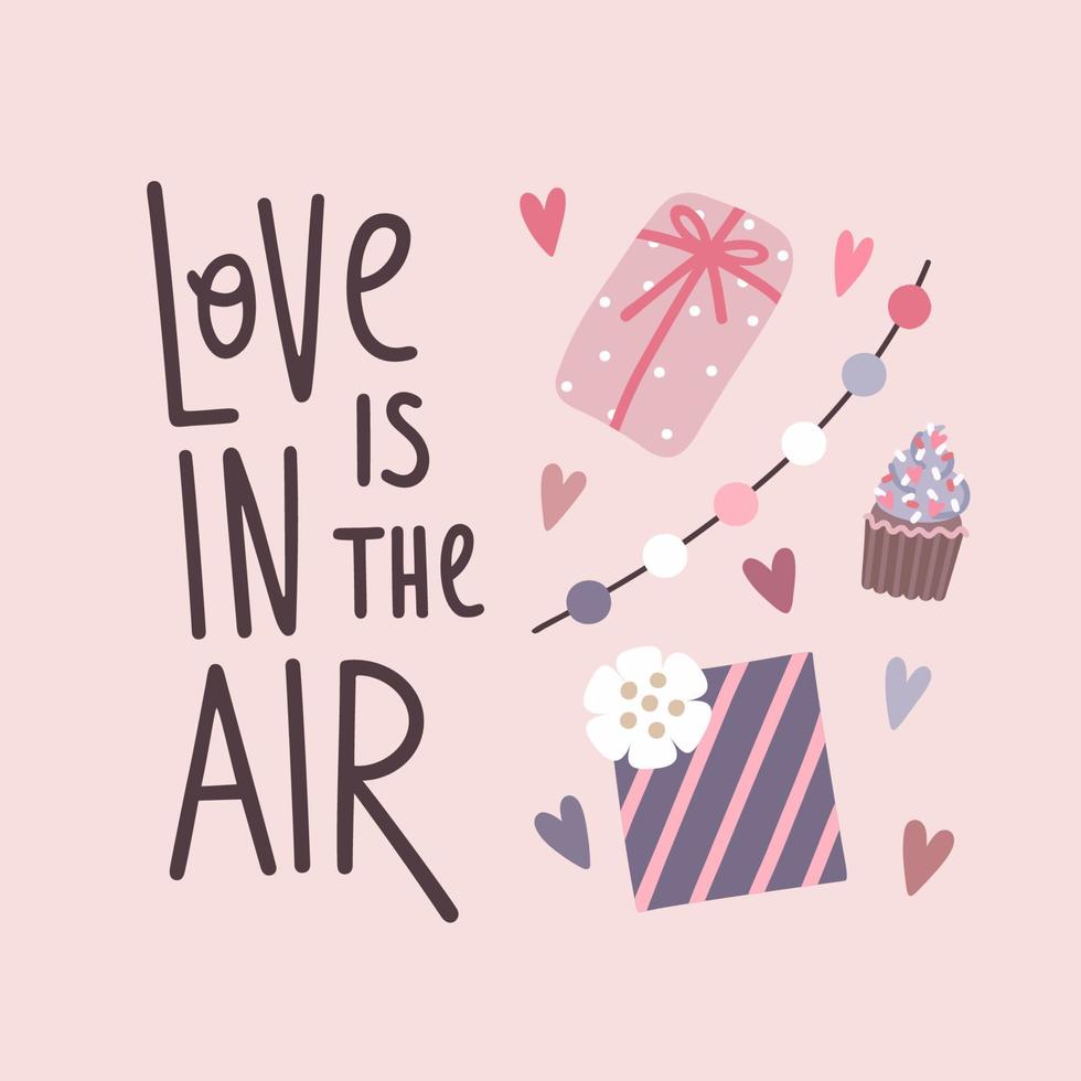 love is in the air vector