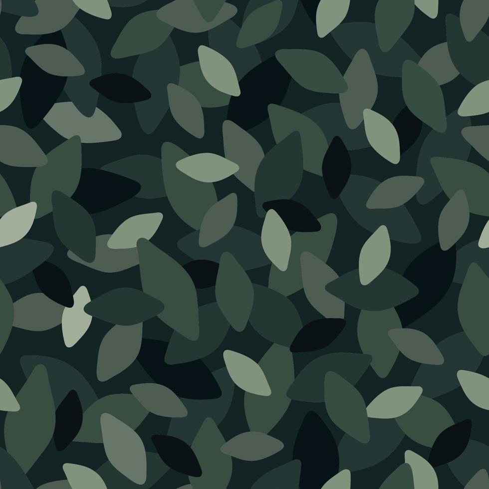 Green leaves pattern vector