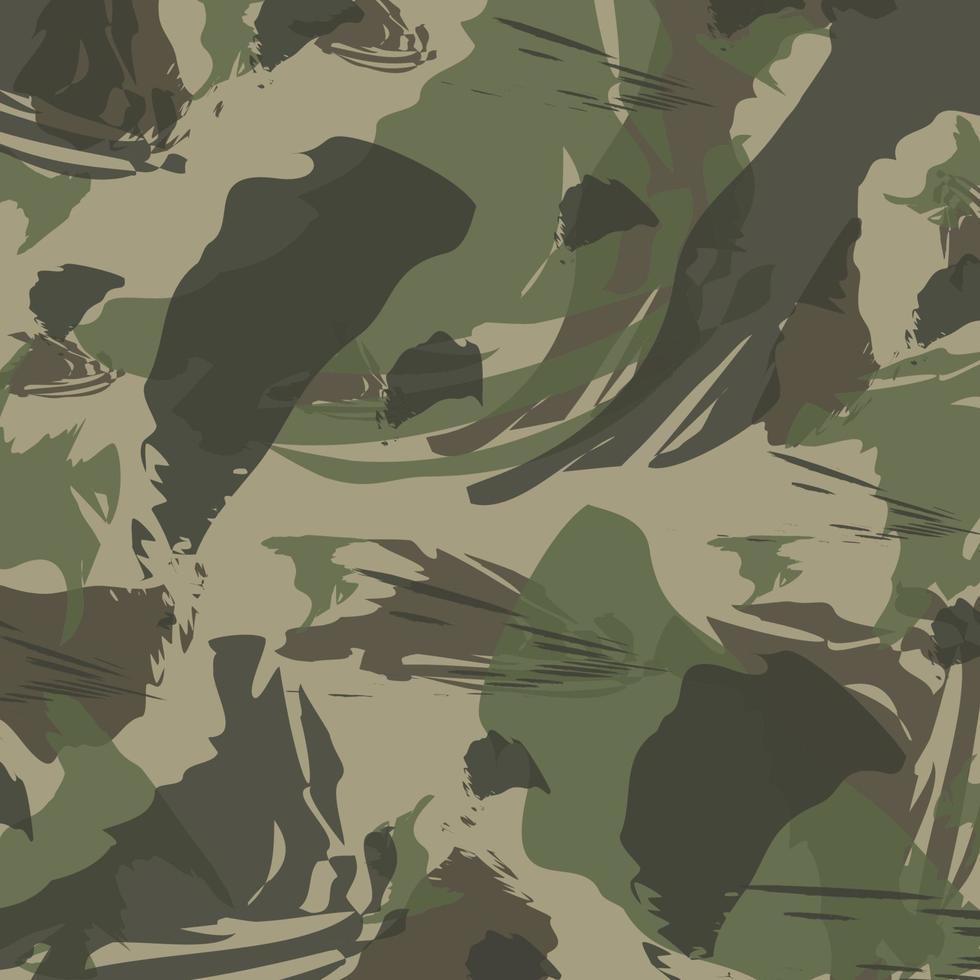 el arte del patrón de rayas de camuflaje de la selva fondo militar listo para su diseño vector