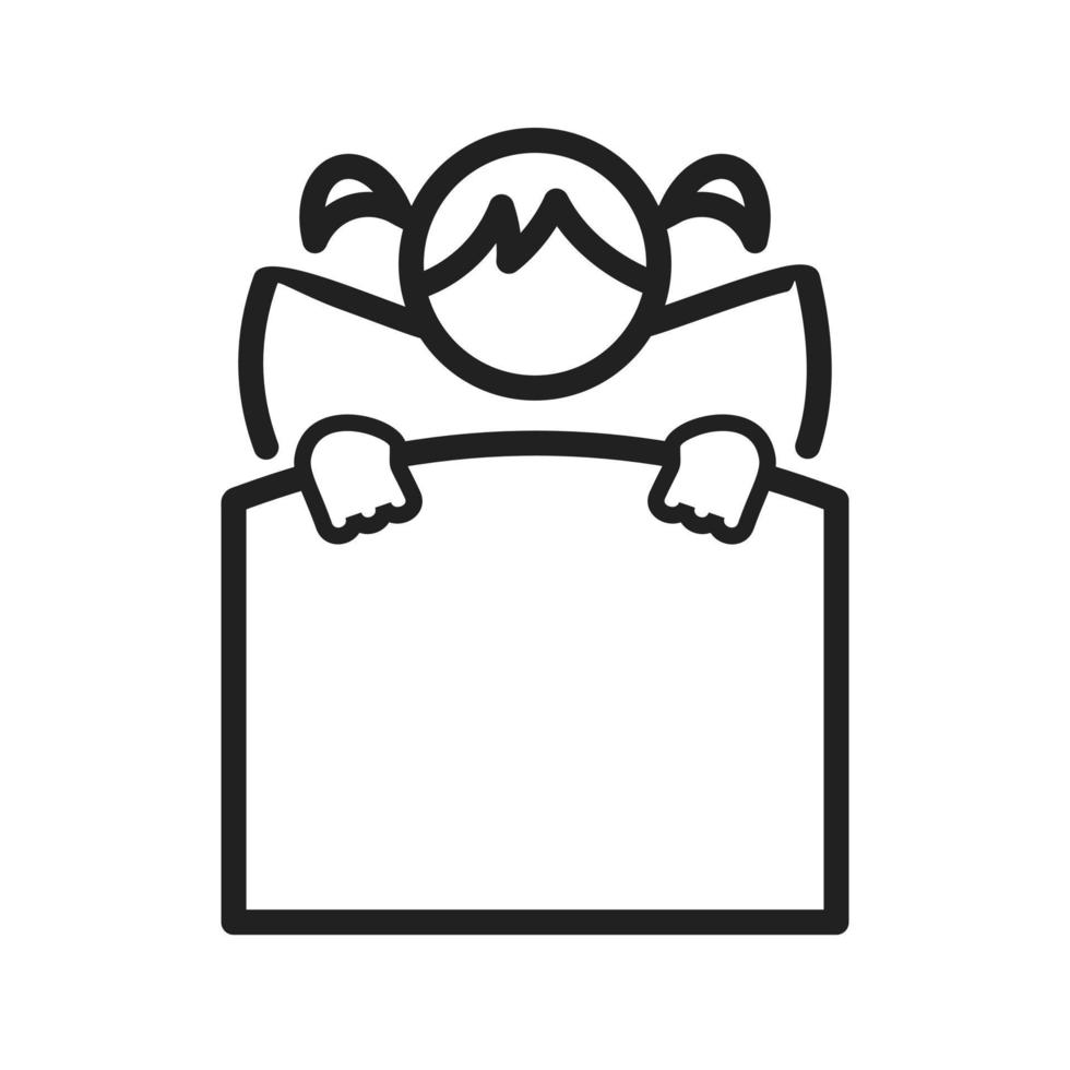 Lying in Bed Icon vector