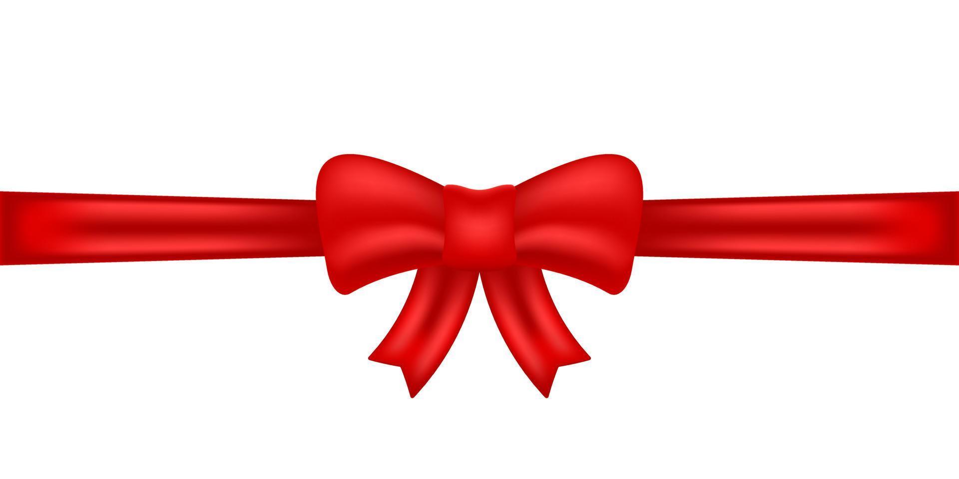 realistic-red-satin-ribbon-and-bow-on-white-background-red-bow-template-for-greeting-card-or-brochure-satin-tape-knot-strip-for-gift-package-on-christmas-vector-illustration-7581825-vector-art-at