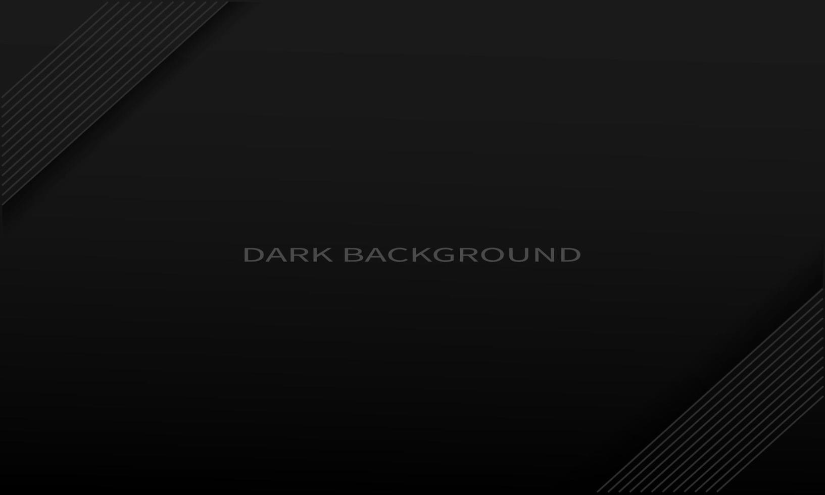 dark background with abstract lines on the top left and bottom right for covers, banners, posters, billboards vector