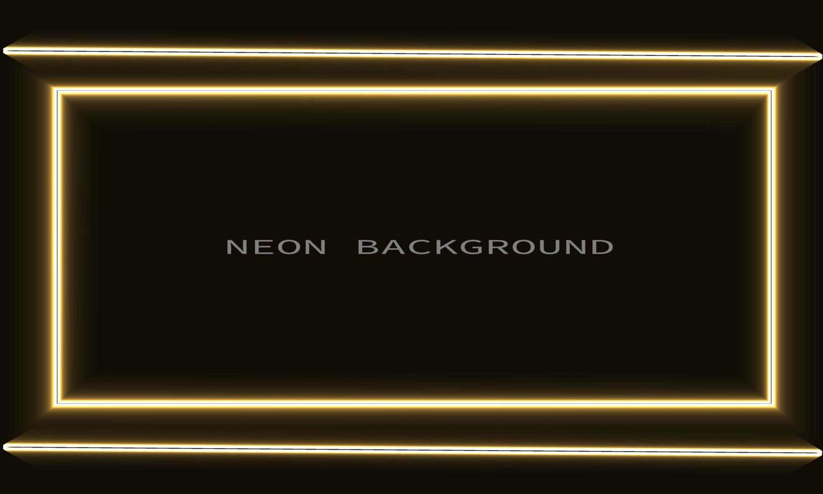 abstract line background with yellow neon light vector