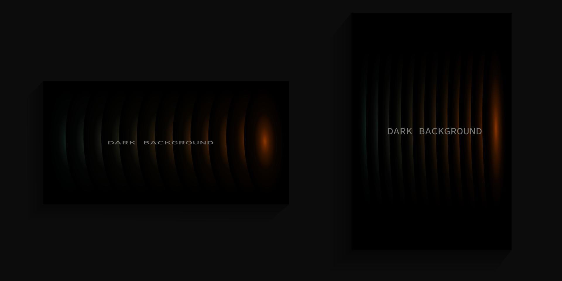 dark background with gradient light vector