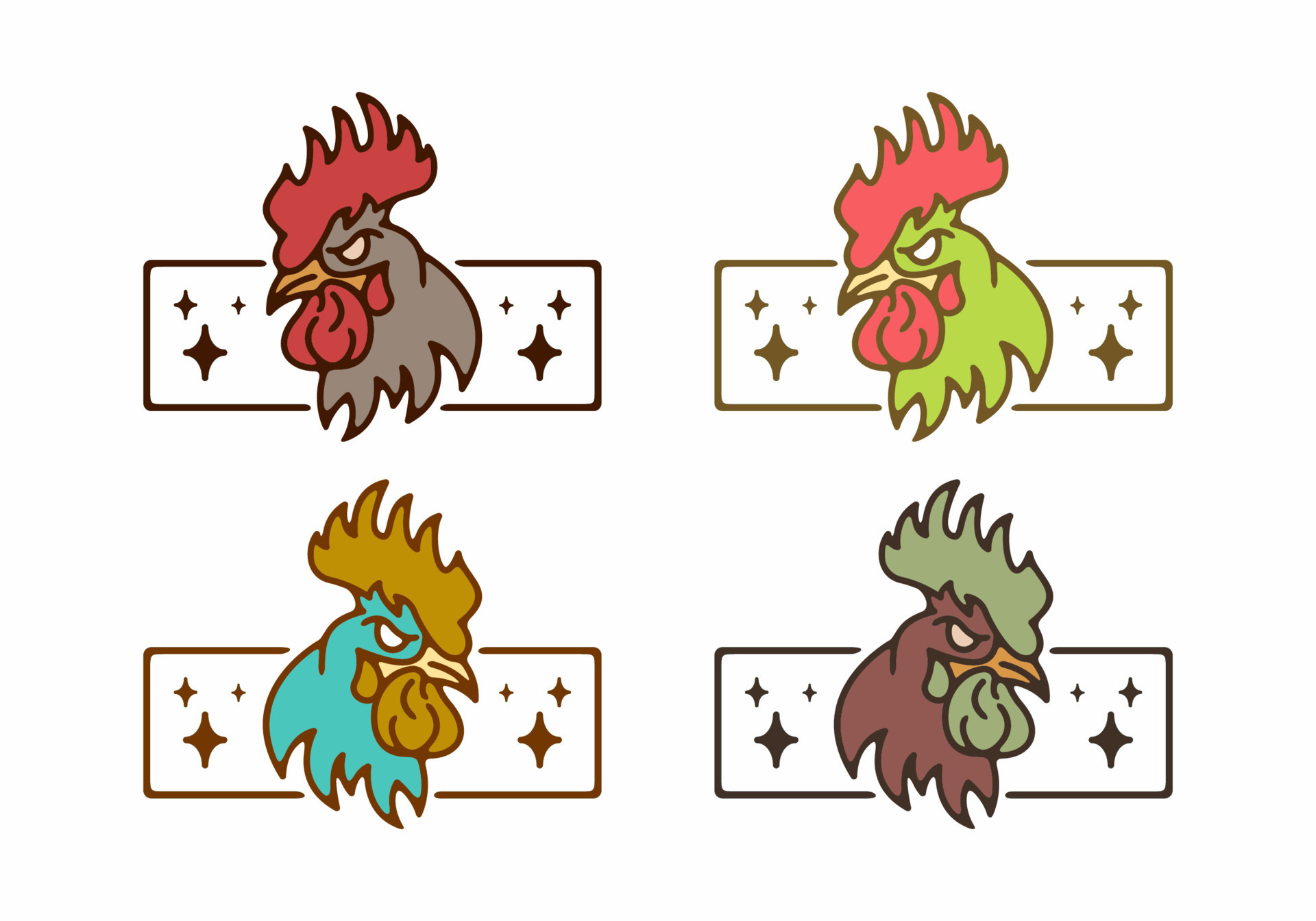 Rooster Vector Art, Icons, and Graphics for Free Download
