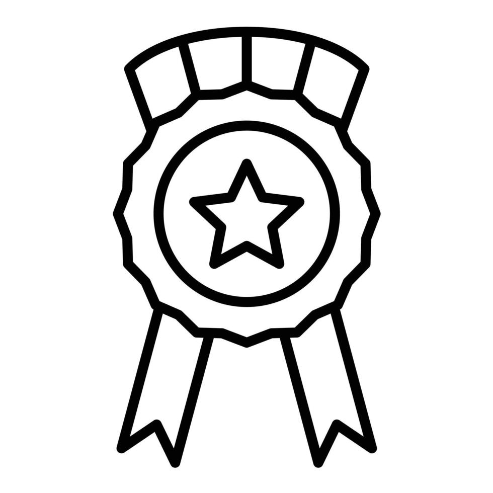 Award Line Icon vector