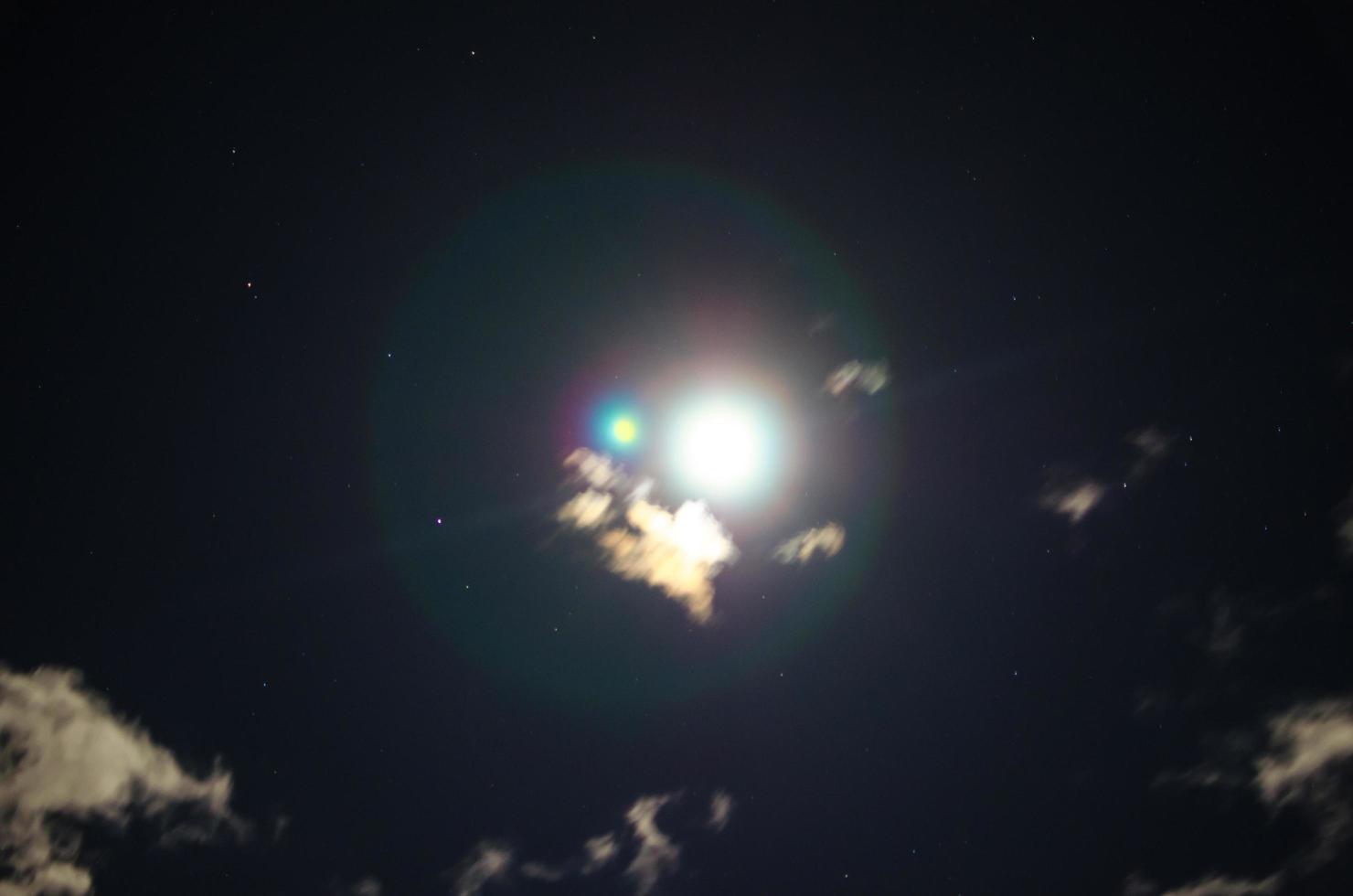 moon with shine photo