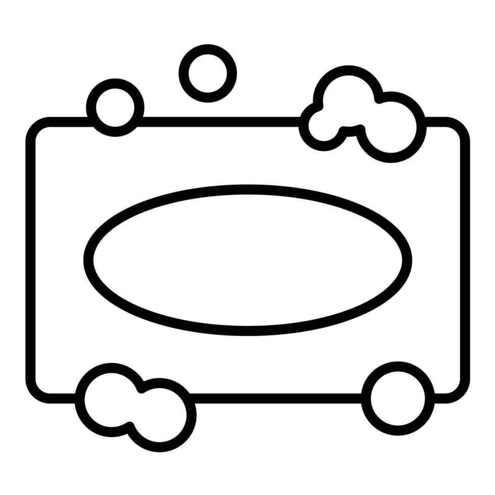 Soap Line Icon vector