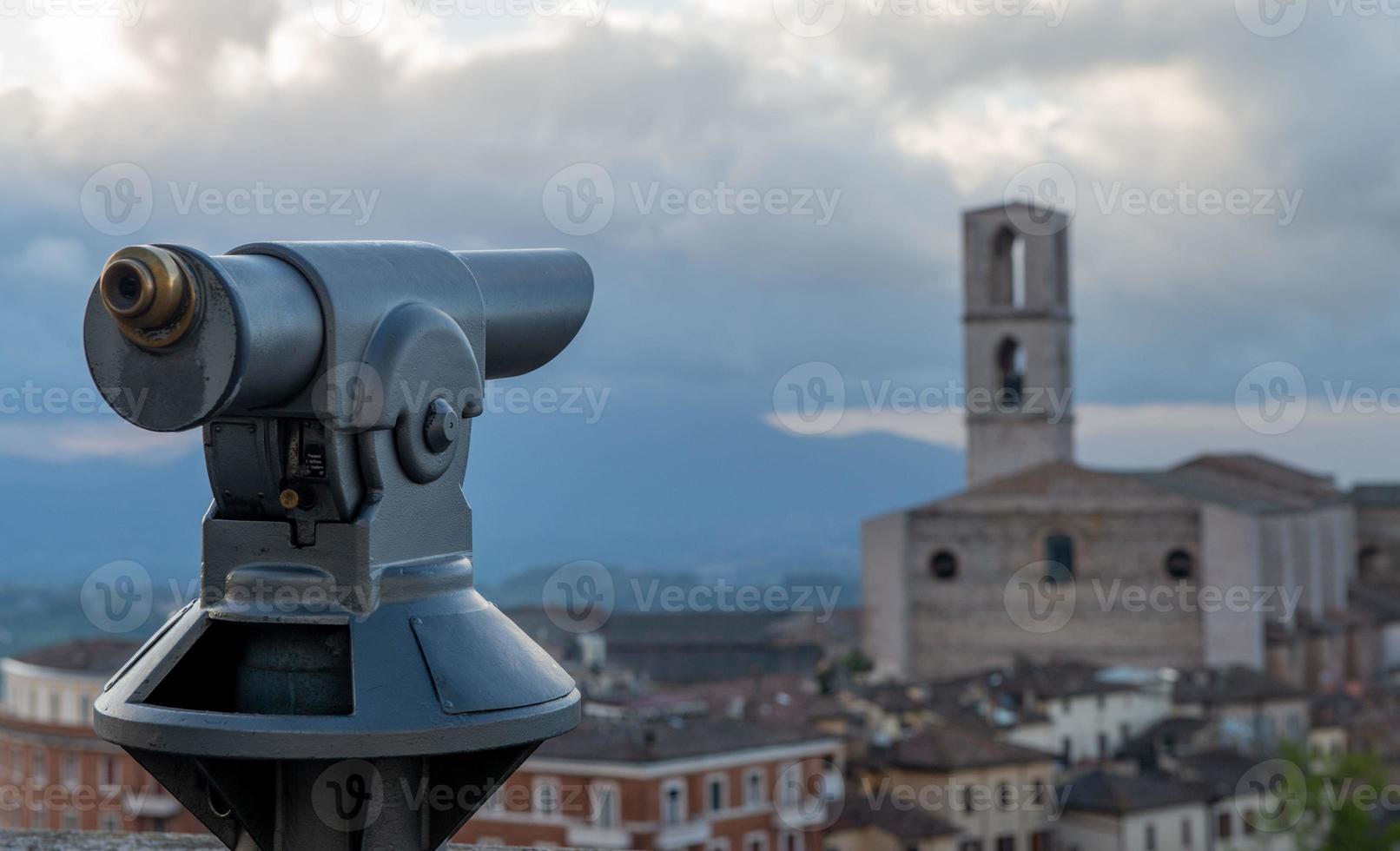 Binoculars to look at the church of San Domenico photo