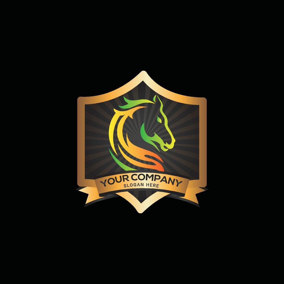 marca de caballos, diseño de plantilla de logotipo de caballo vector