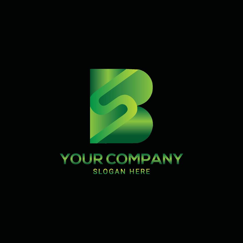 Modern B, B, B letter logo design vector