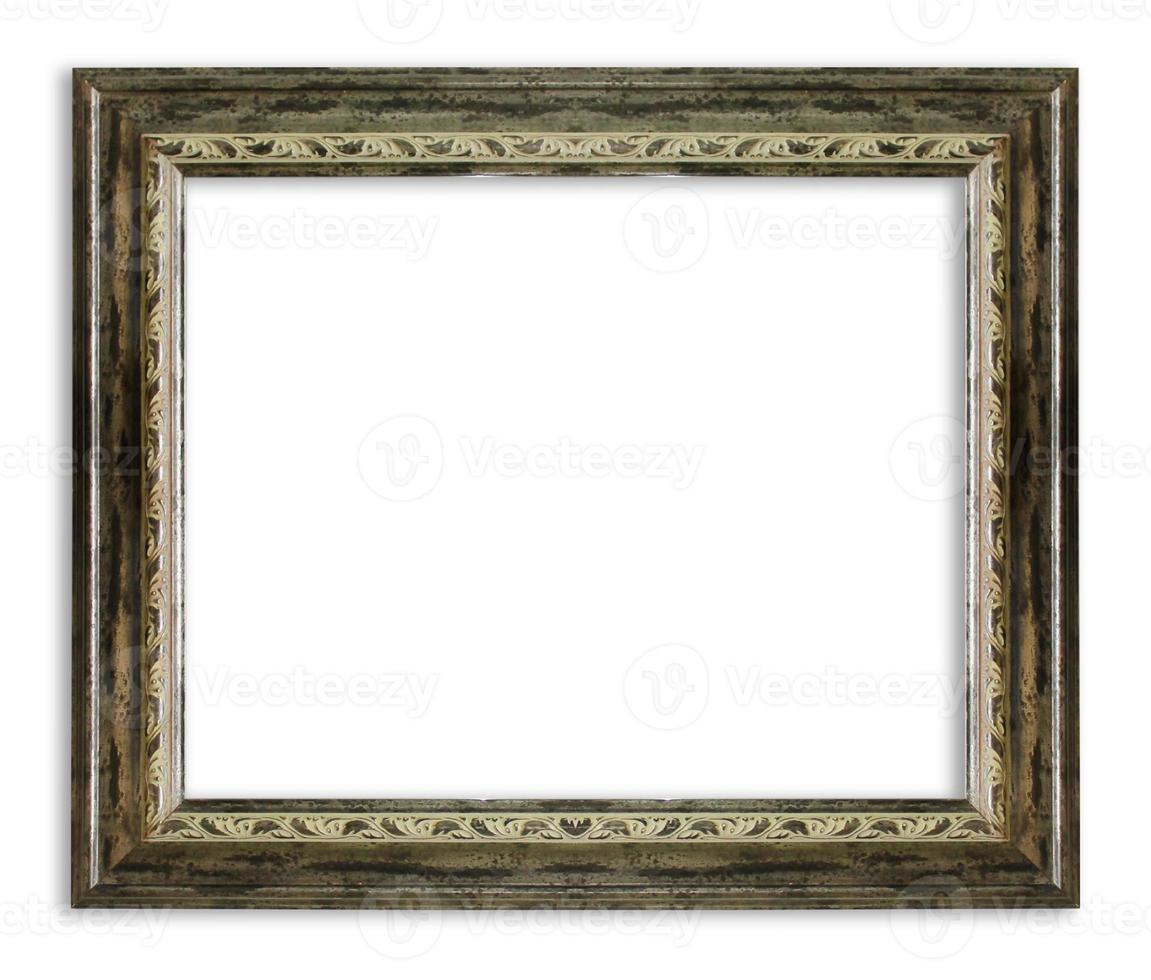 Antique Frame Isolated On White Background photo