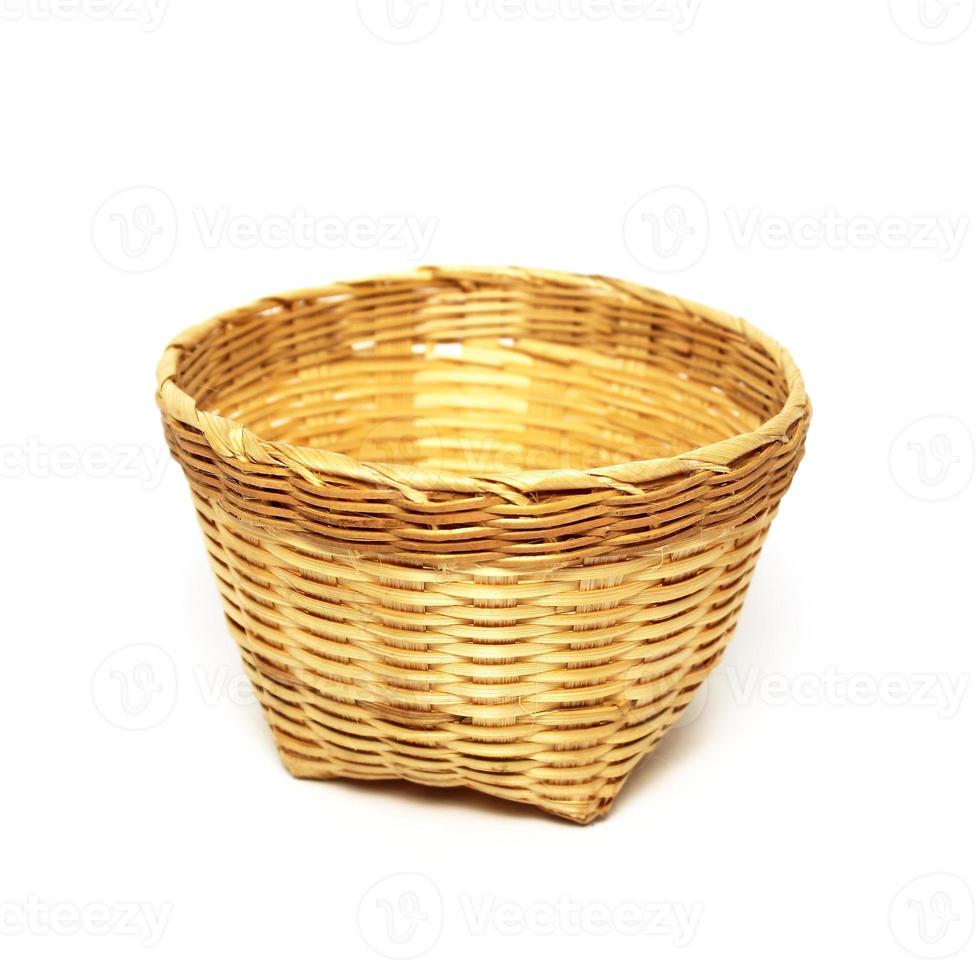 basket made from bamboo photo