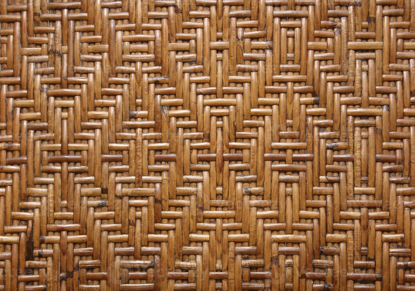 Weave pattern rattan background. photo