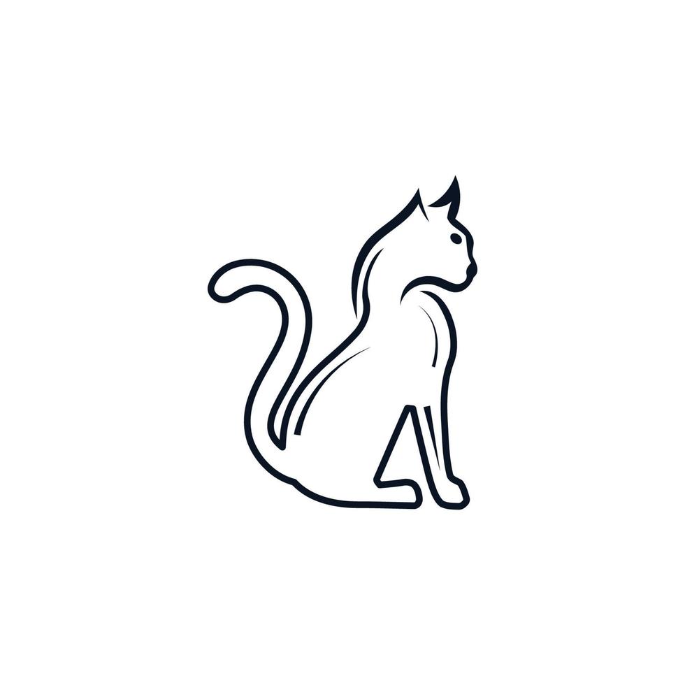 creative Cat icon vector design