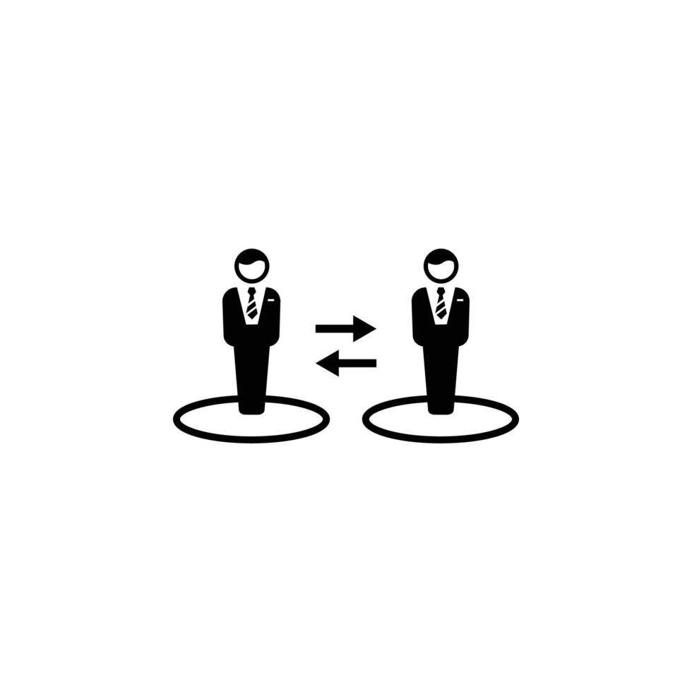 business decision icon vector