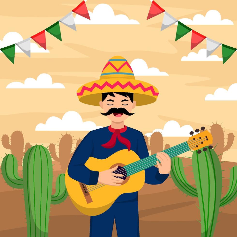 concepto cinco de mayo vector