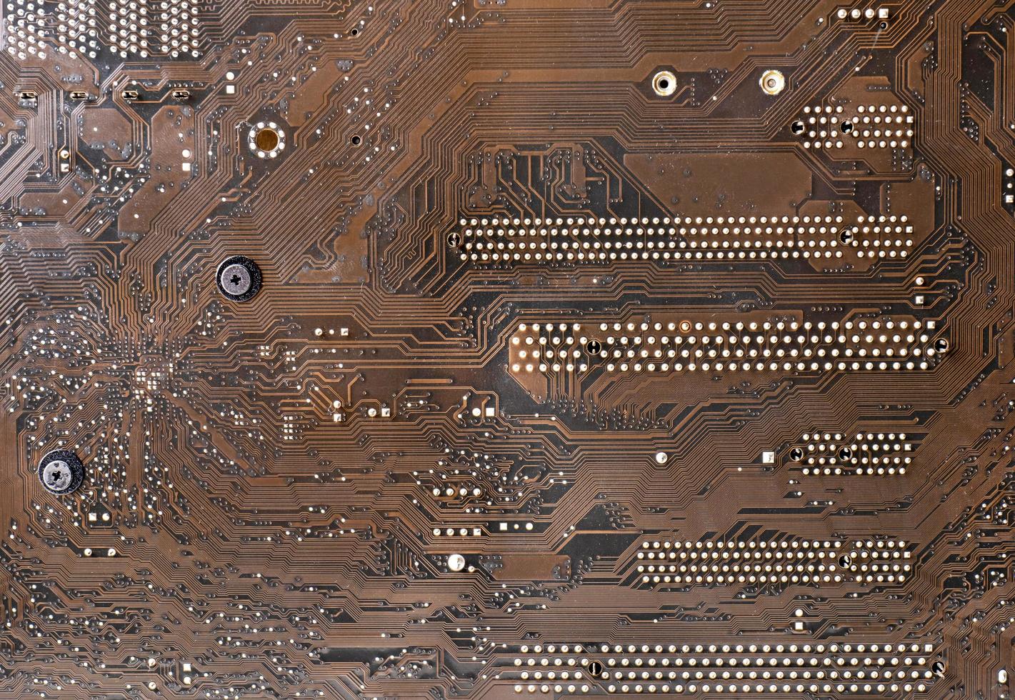 Textures, old motherboard schematics, streaks, soldering points. photo