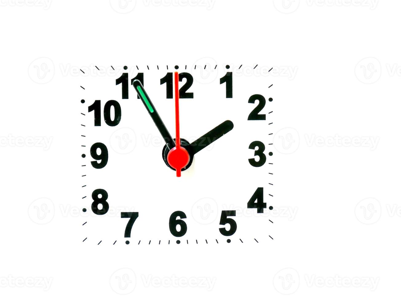 clock showing time on a white background 7590975 Stock Photo at Vecteezy