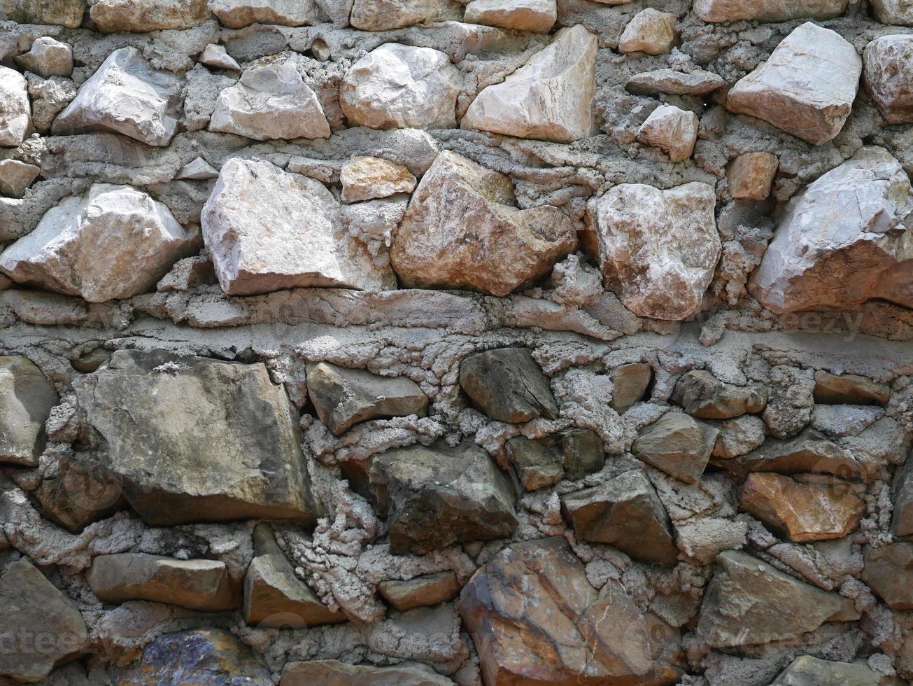 old stone wall photo