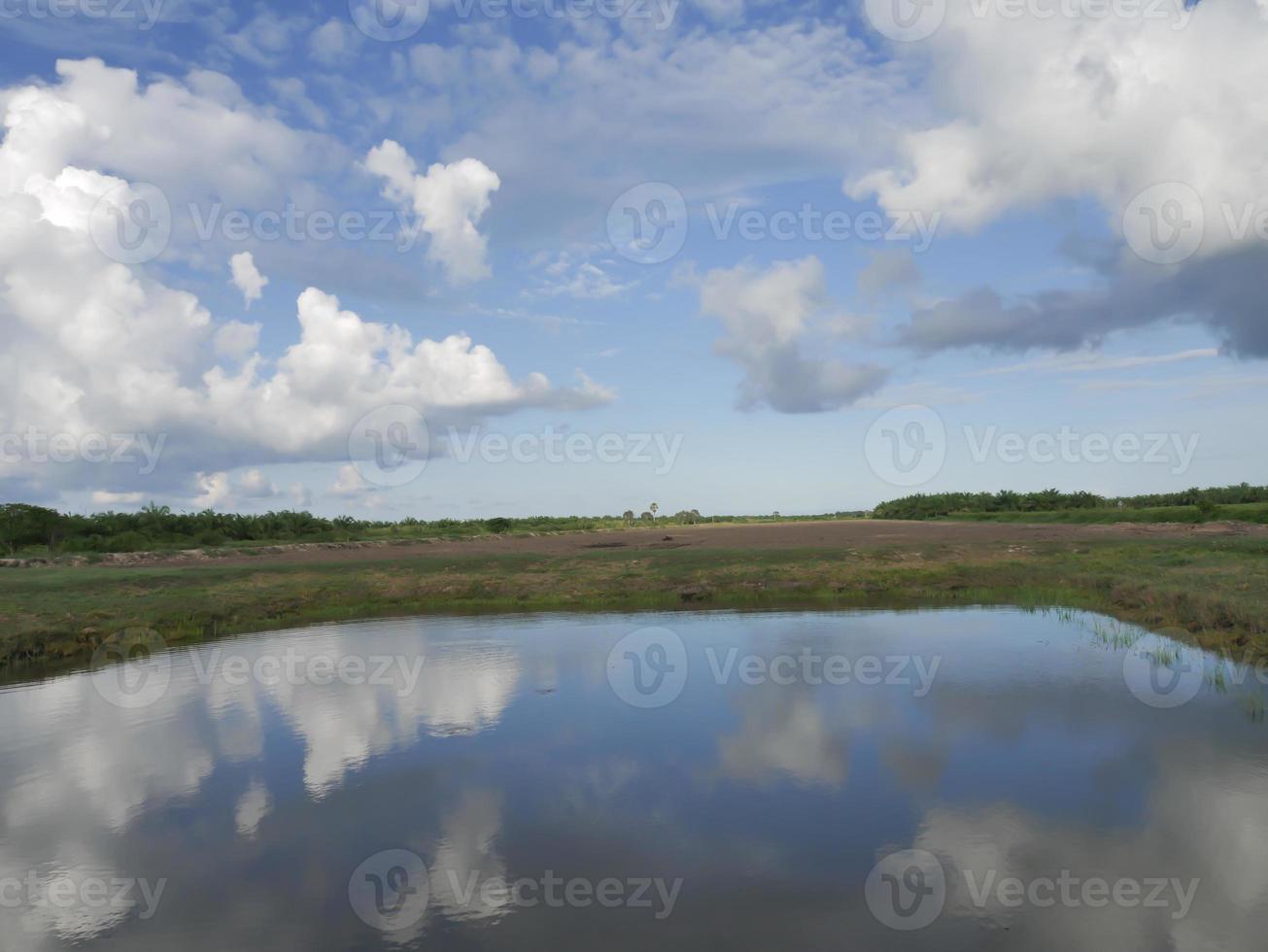 white clouds and sky photo