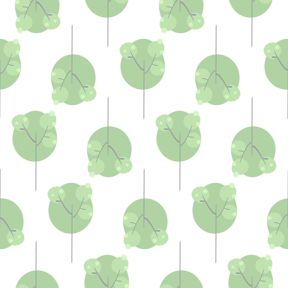 Stylized trees. Pattern with trees. Pattern for textile, wallpaper, home decor. vector