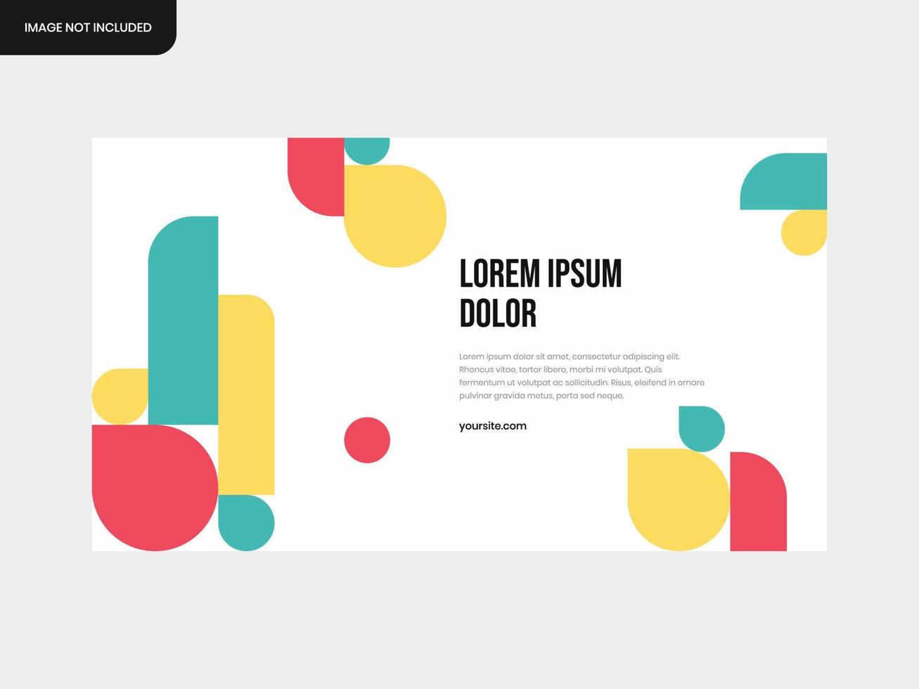 Colorful Course Class Learning Minimalist Simple Modern Banner Template vector