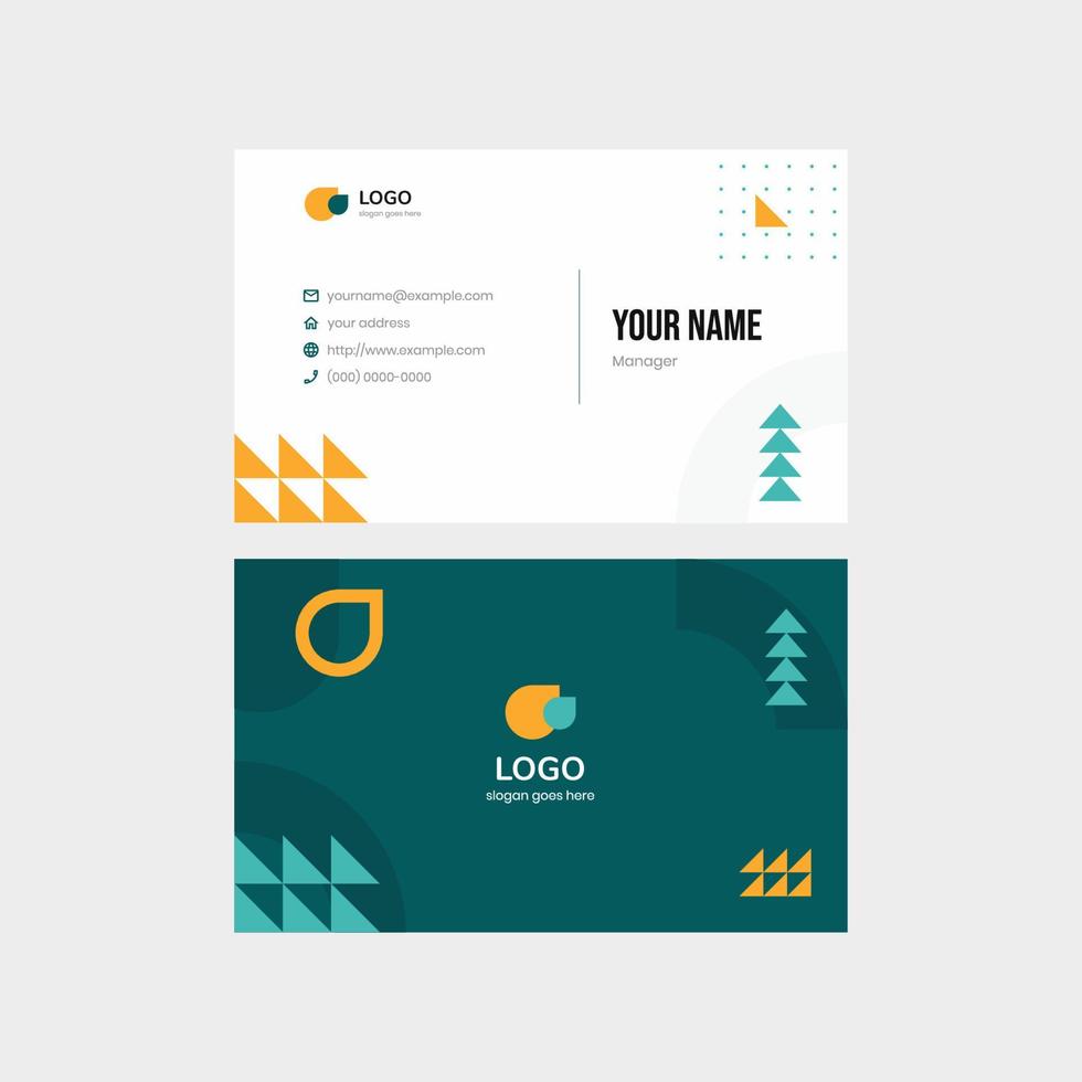 Tosca Blue Business Corporate Business Name Identity Card Template vector