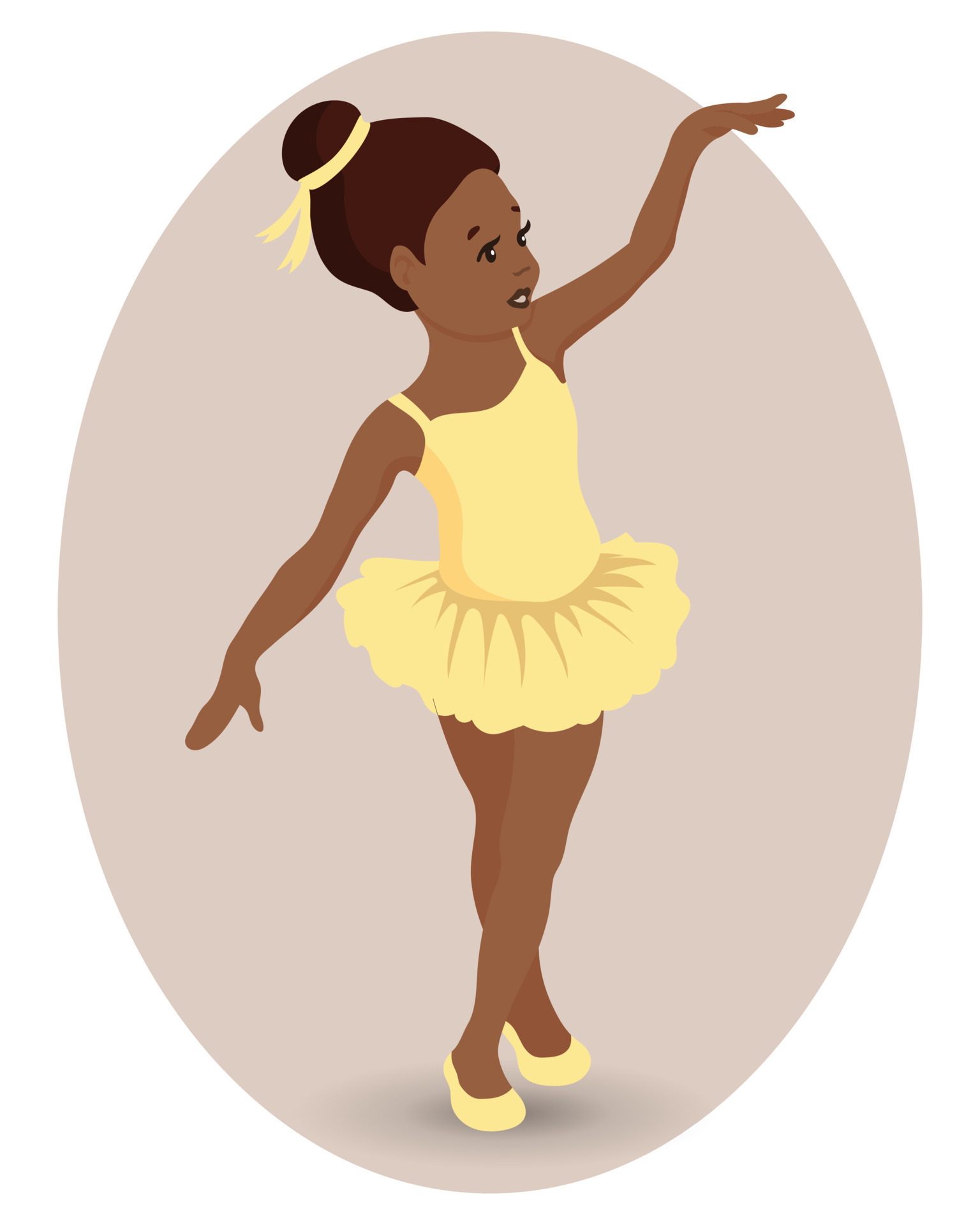 Illustration, a little girl ballerina in a yellow dress and pointe shoes. Dancing girl. Print, clip art, cartoon illustration 7591586 Vector Art at Vecteezy Illustration, a little girl ballerina in a yellow dress and pointe shoes. Dancing girl. Print, clip art, cartoon illustration 7591586 Vector Art at Vecteezy