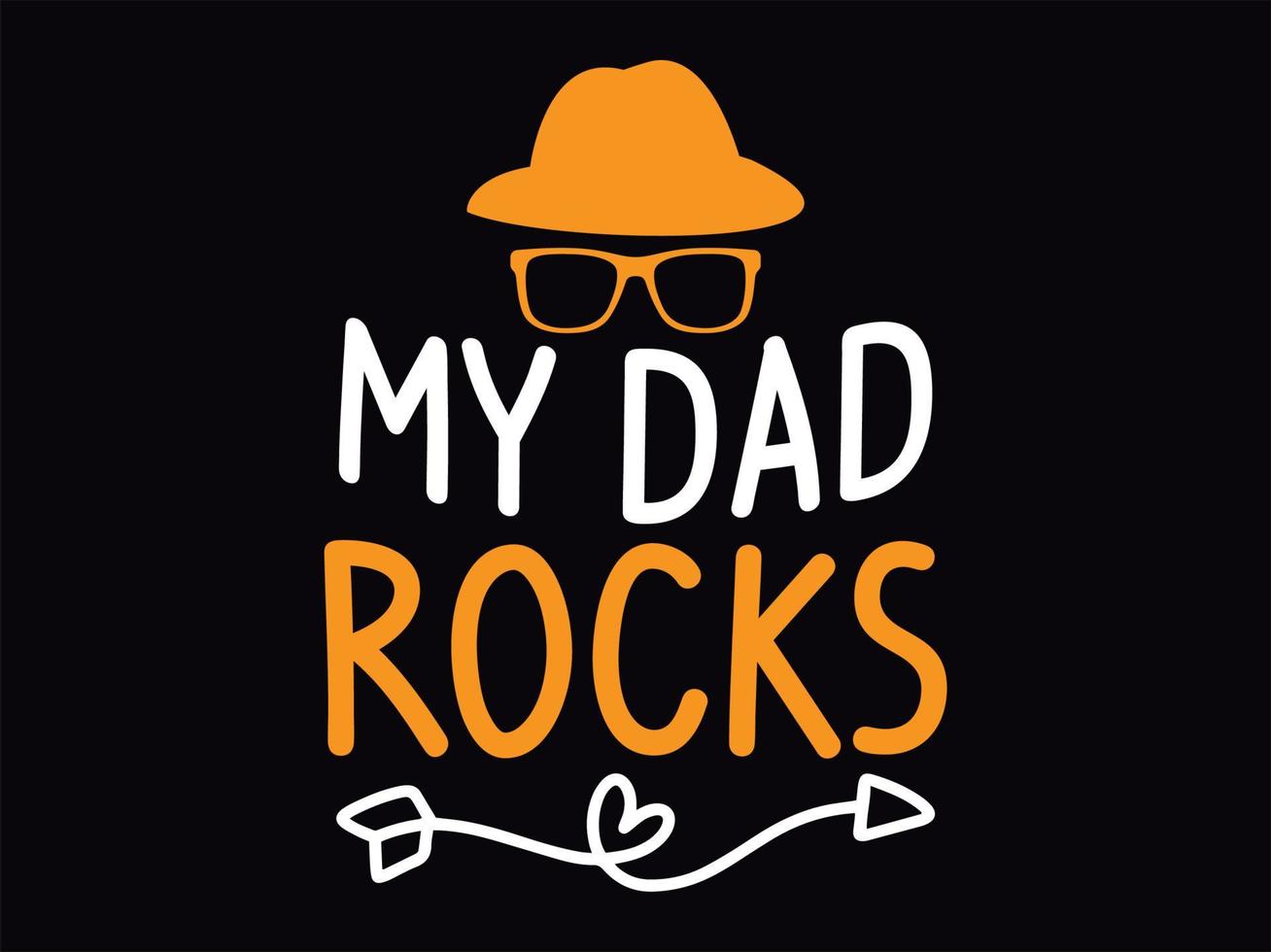 Dad t-shirt design vector file