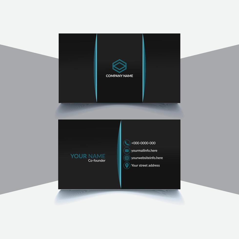 Minimal Business Card vector