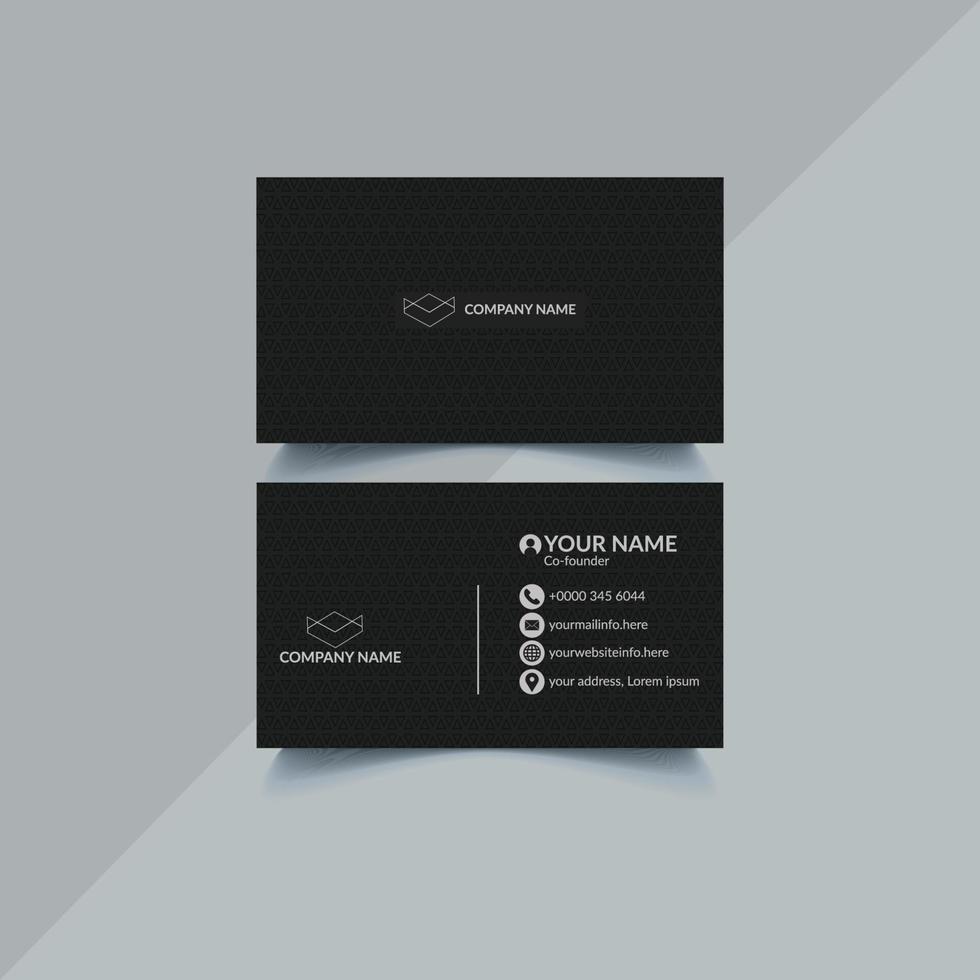 Creative Modern Business Card vector