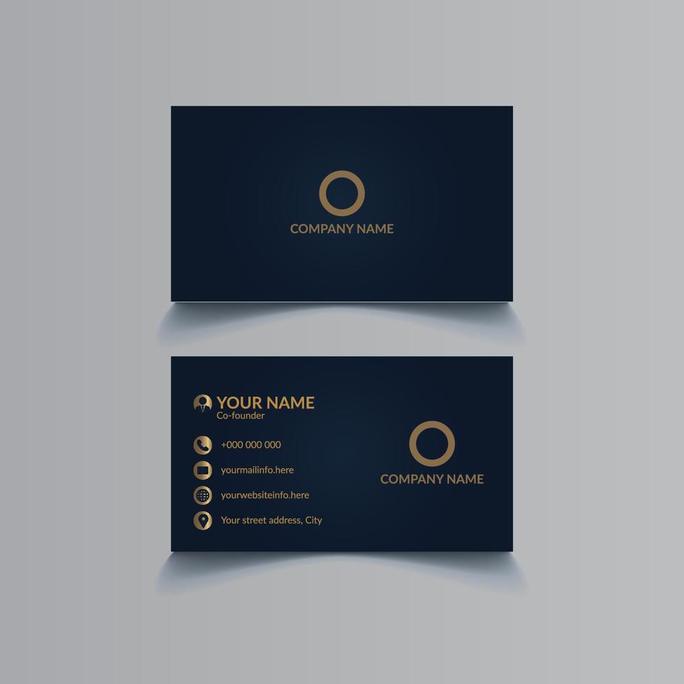 Minimal Business Card vector