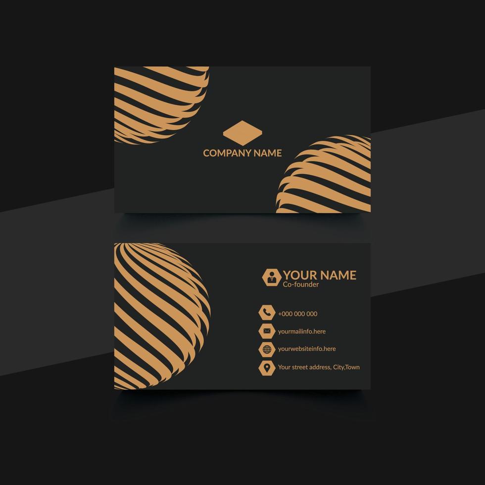 Luxury Business Card vector