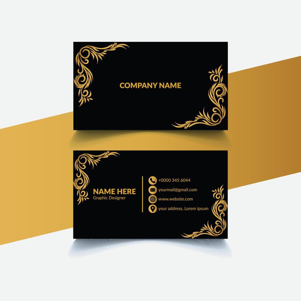Luxury Business Card vector