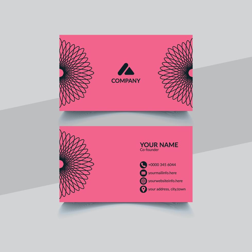 Modern Creative Business Card vector
