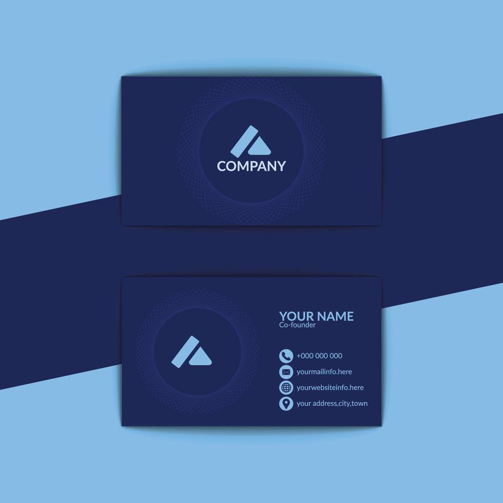 Modern Business Card Design vector