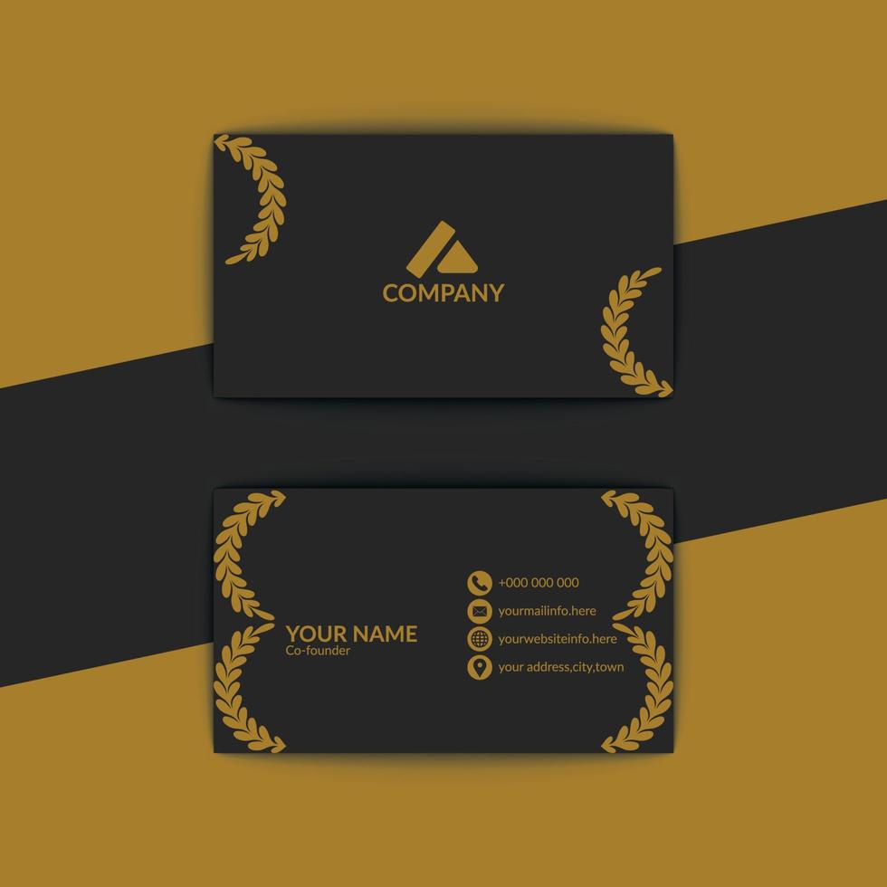 Luxury Business Card vector