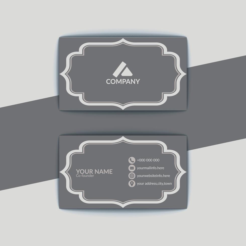 Modern Business Card vector