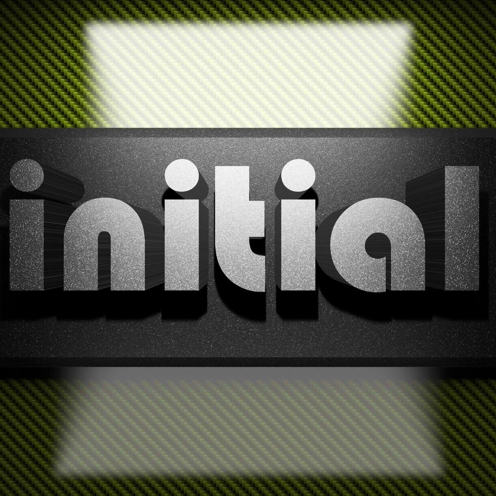 initial word of iron on carbon 7592750 Stock Photo at Vecteezy
