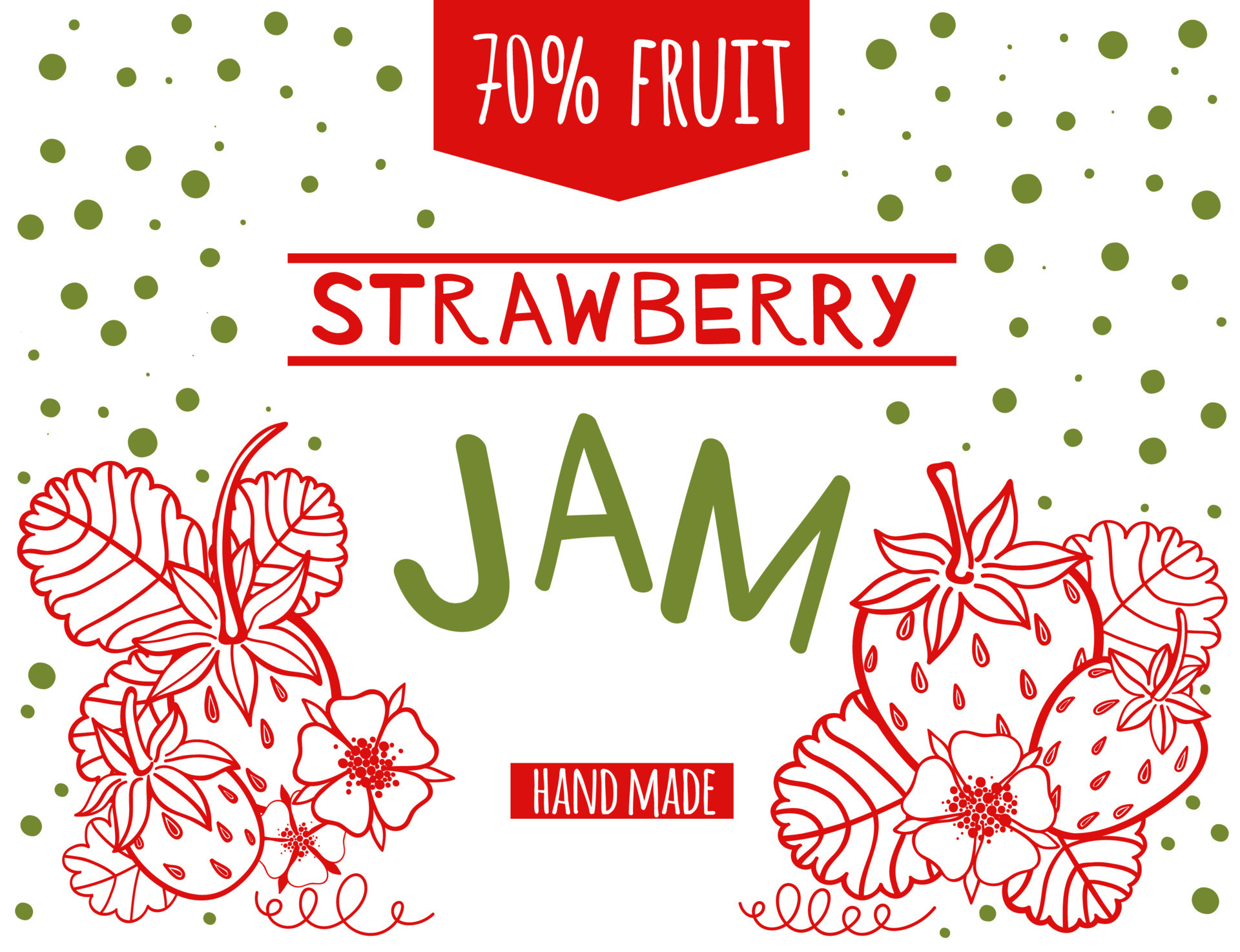 jam labels clipart free