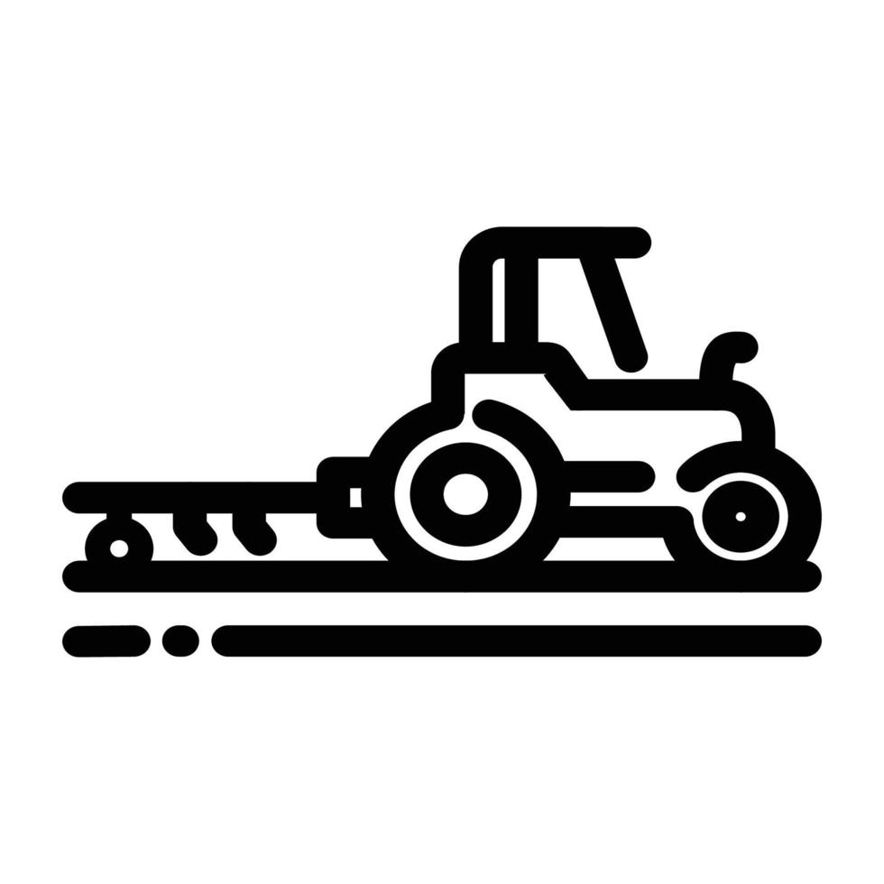 Agriculture and Gardening - Tractor vector