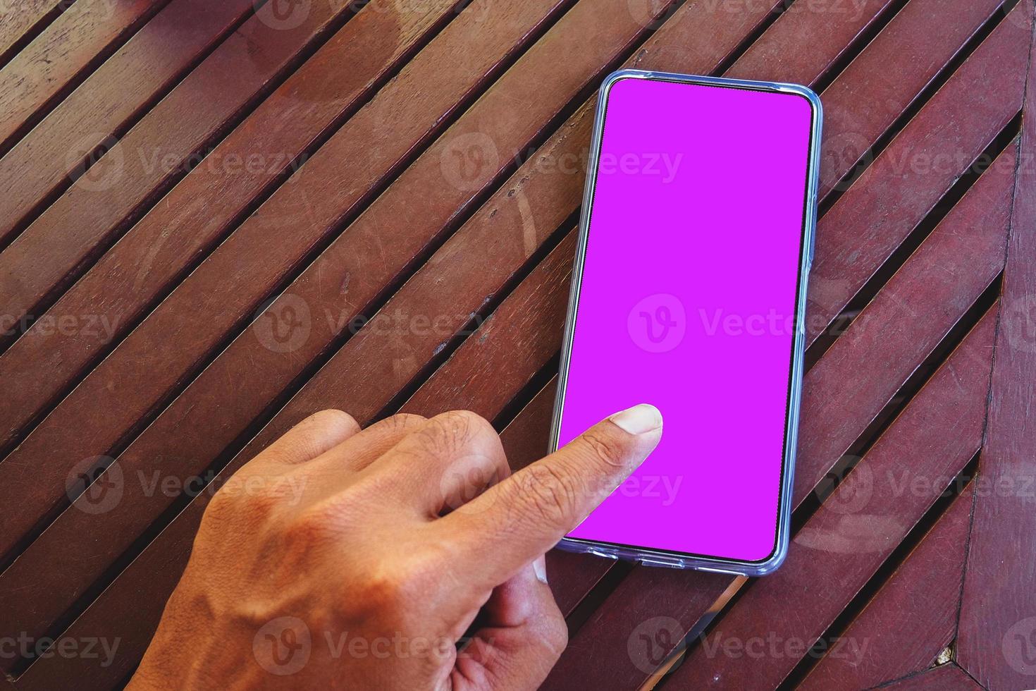 cell phone blank screen mockup photo
