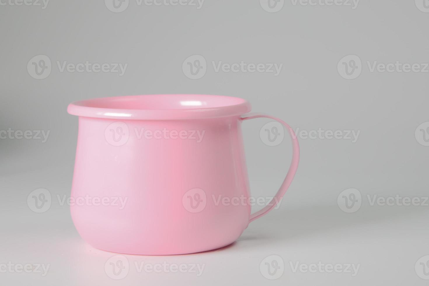 zinc mug on a white background Blank mockup photo