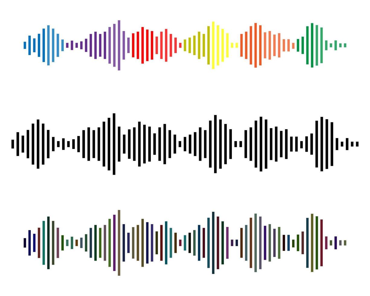 sound wave scale vector